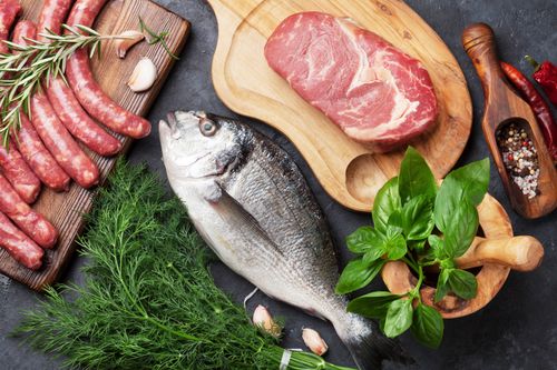 Meat and seafood must be consumed