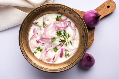 Onion raita