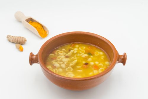 chicken and turmeric soup