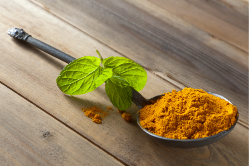 Mint and Turmeric 